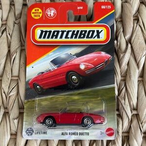67 Alfa Romeo Duetto Red Convertible 1967 Sports Car Matchbox New 2025